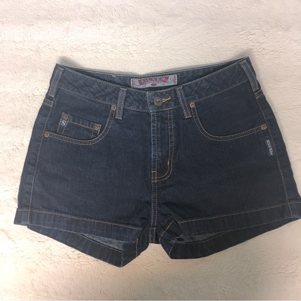 Silver Clothing Company Denim Black Wash Jean Shorts